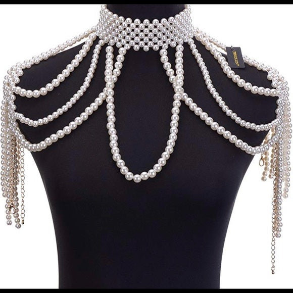 Pearl Shoulder Chain